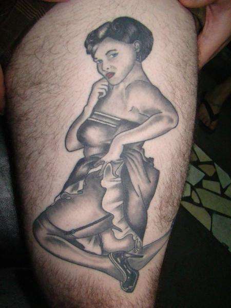 Pin-up tattoo