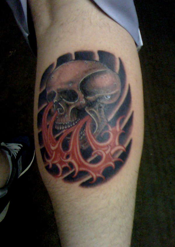 Skull tattoo