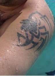 Dragon Symbol With Tribal tattoo