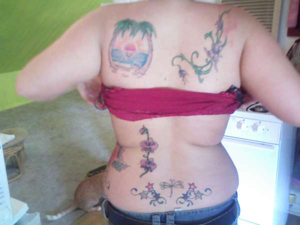 all of back tattoo