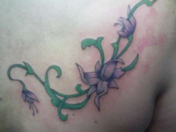 lily flowers tattoo