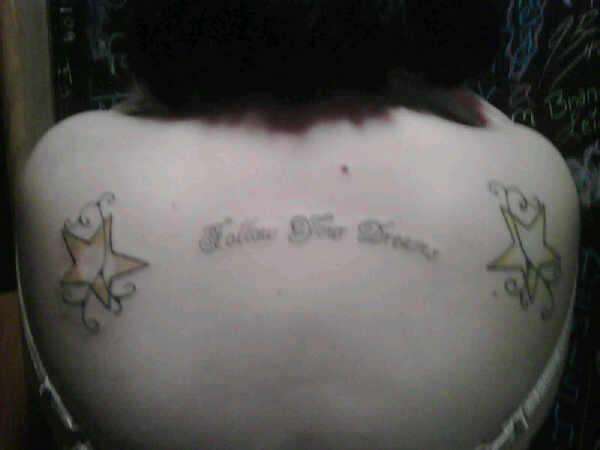 Follow Your Dreams tattoo