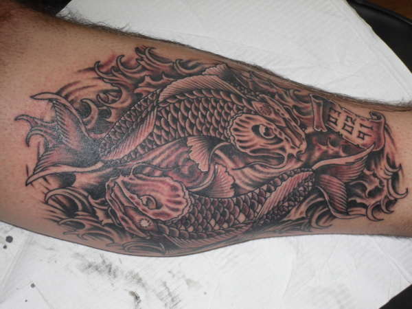 Pisces Koi tattoo
