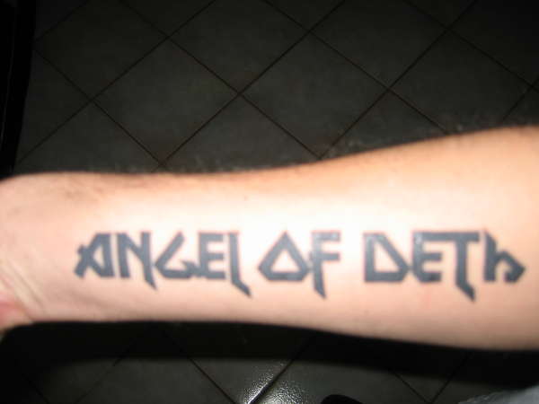 angel of deth tattoo