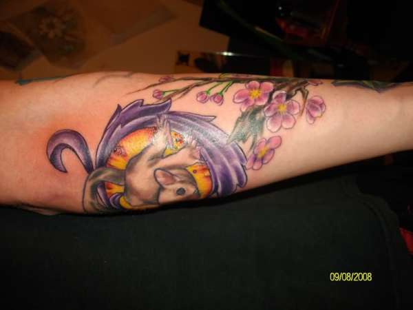 sleeve in progress tattoo