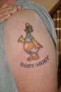 Baby Huey tattoo
