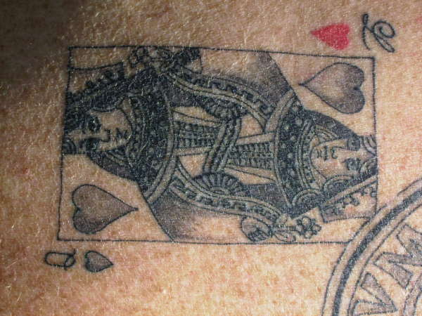 Queen of Hearts tattoo