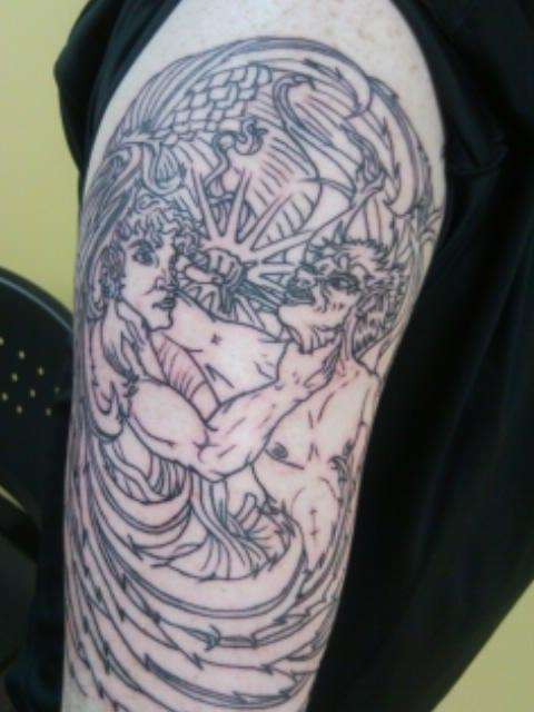Stage 1 of 3 tattoo