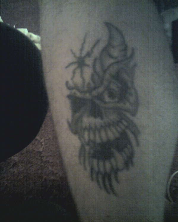 Suicide Skull tattoo