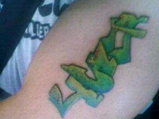 daughters initails tattoo