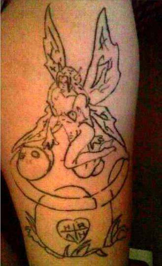 drunk fairy tattoo