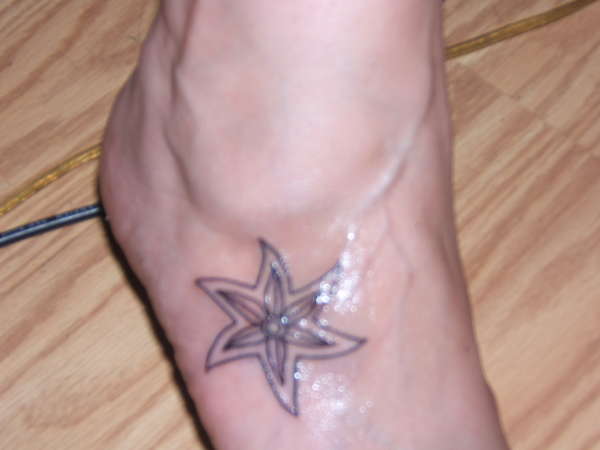 i did this on my moms foot tattoo