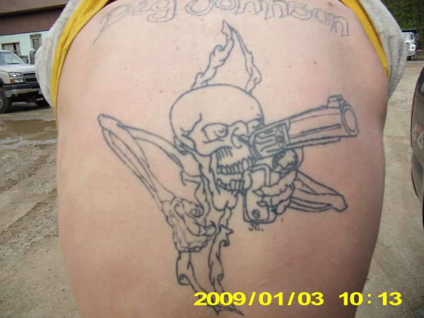 my second tattoo that i did tattoo