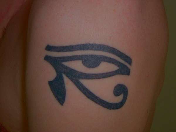 Eye of Horus tattoo