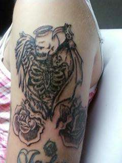 skeleton tattoo