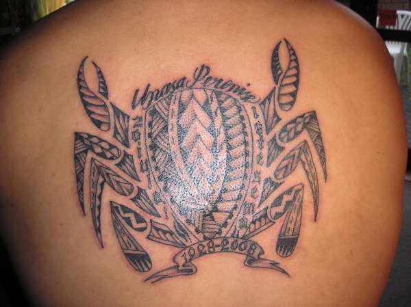 island crab tattoo