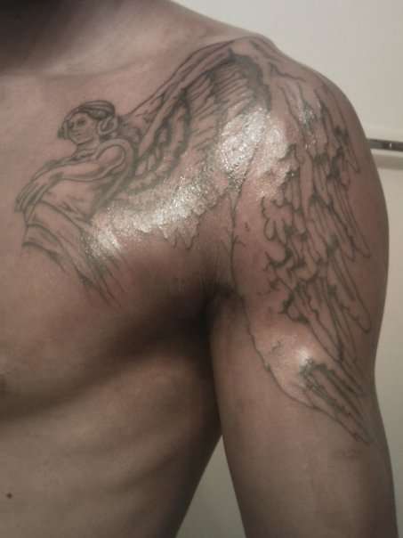 Angel tattoo