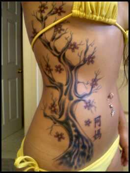 Cherry Blossom Tree for Grandma tattoo