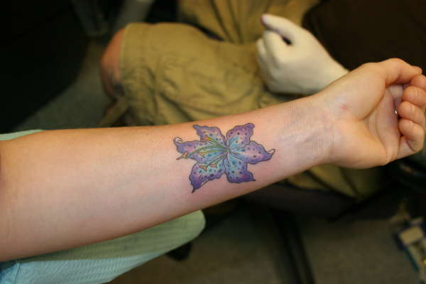 Lily. My second tattoo. Troy Talmadge at Juli Moon Studio tattoo