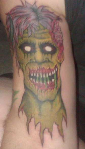 zombie tattoo