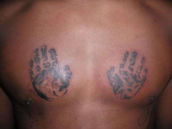 Hand Prints tattoo