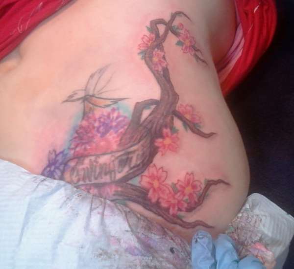 during cover up tattoo
