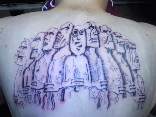 Backpiece Stage 2 tattoo