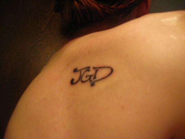 Initals tattoo
