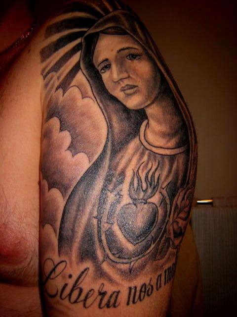 Mother Mary tattoo