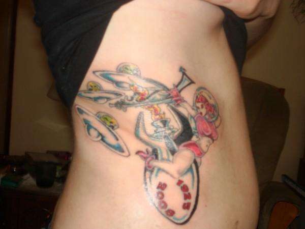 Space Crazy tattoo