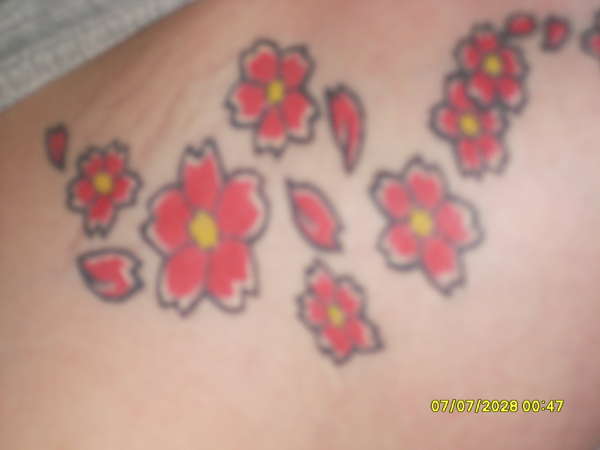 cherry blossoms tattoo