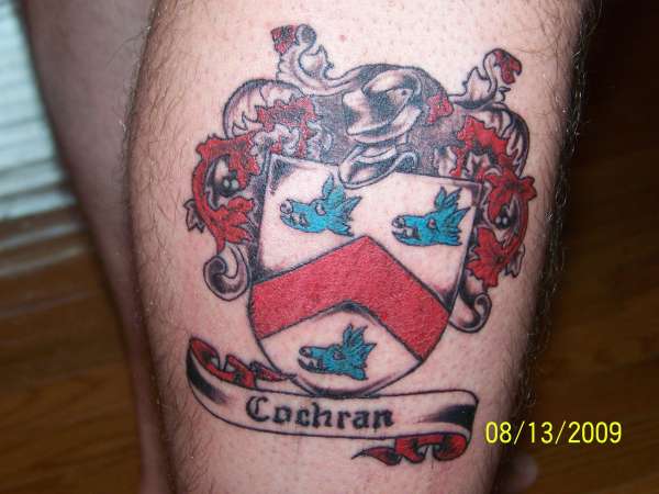 Family Coat of Arms tattoo