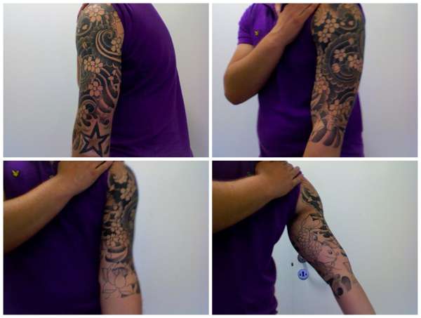 compilation of sleeve tattoo