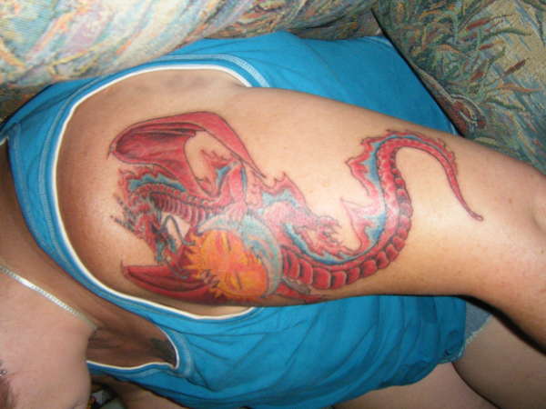 Red Dragon tattoo