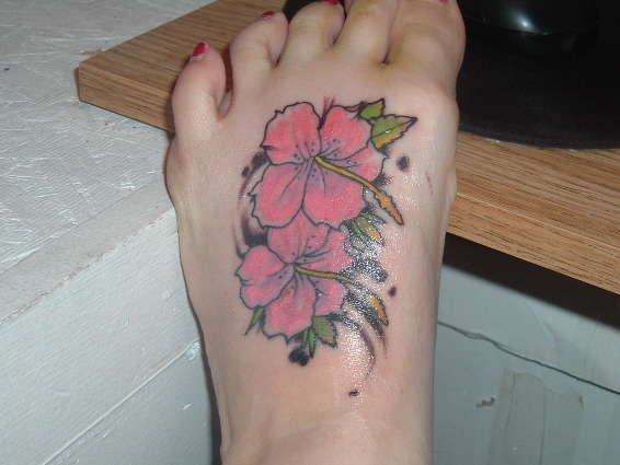 Hibiscus Flowers tattoo