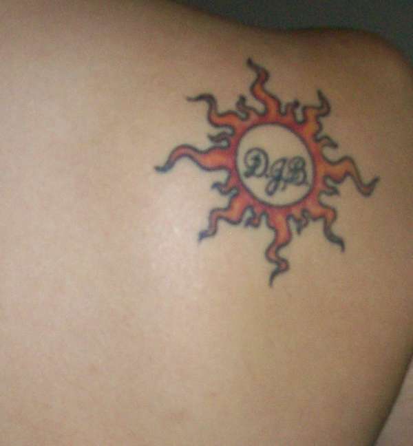 sunshine on my shoulder tattoo