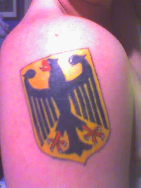 German coat of arms tattoo