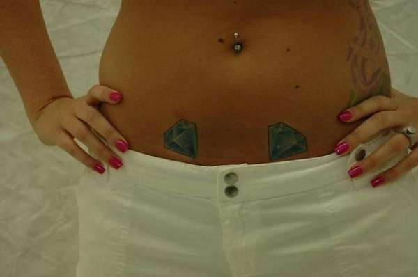 My diamonds tattoo