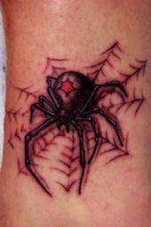 black widow tattoo