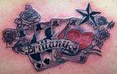 cards tattoo