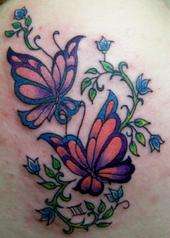 gemini b'flies tattoo