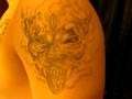 devil dog tattoo