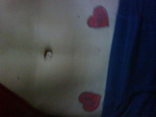 My hearts tattoo