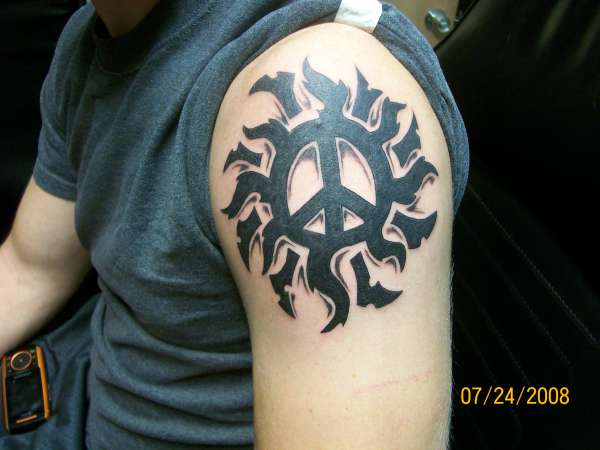 Um Peace tattoo