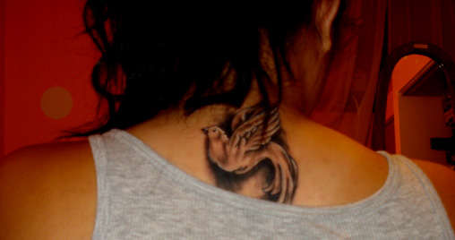 Dove representing love, peace, & salvation 2. tattoo