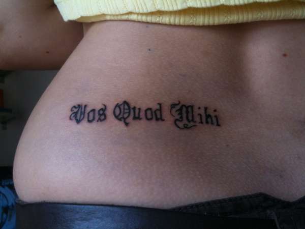 My favourite song in latin tattoo