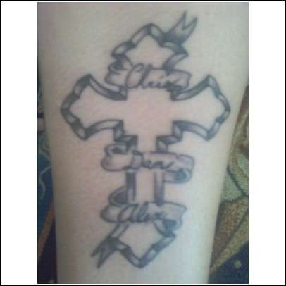 cross tattoo