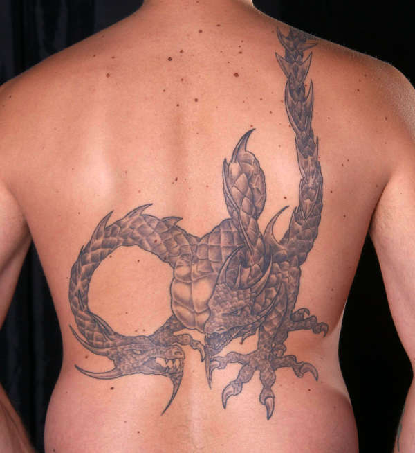 Twindragon tattoo
