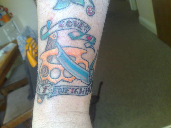 Love thy Neighbour tattoo