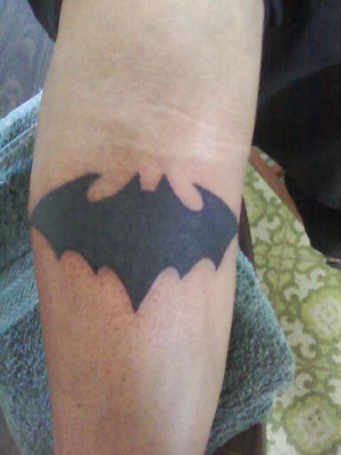 Bat Man tattoo